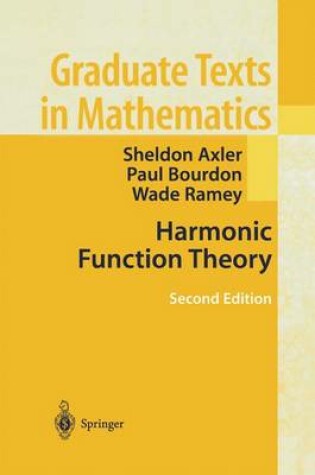 Cover of Harmonic Function Theory