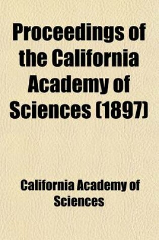 Cover of Proceedings of the California Academy of Sciences