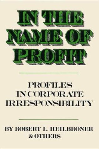 Cover of In the Name of Profit