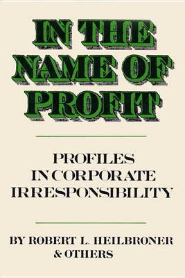 Book cover for In the Name of Profit