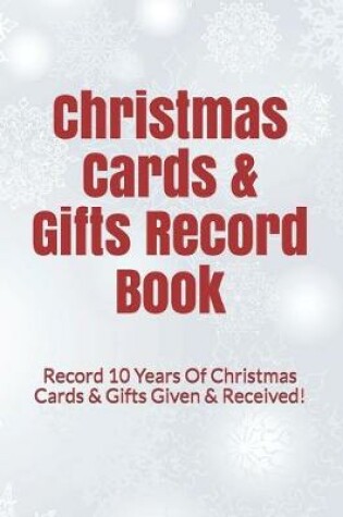 Cover of Christmas Cards & Gifts Record Book