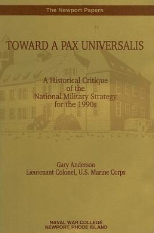Cover of Toward a Pax Universalis
