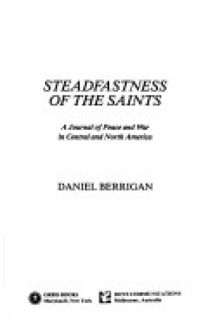 Cover of Steadfastness of the Saints