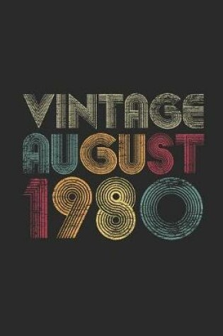 Cover of Vintage August 1980