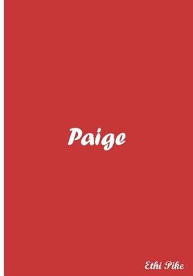 Book cover for Paige