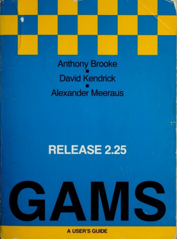 Book cover for Txt+5"dd-Gams Student Ed Verson 2.25