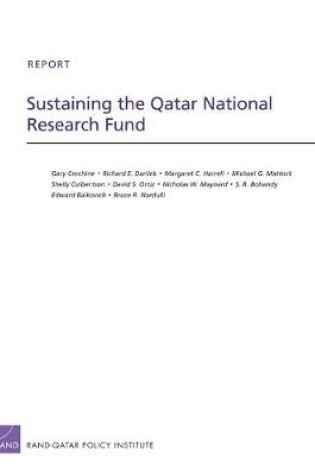 Cover of Sustaining the Qatar National Research Fund