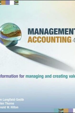 Cover of Management Accounting: Information for Managing and Creating Value