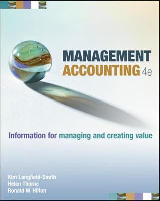 Book cover for Management Accounting: Information for Managing and Creating Value