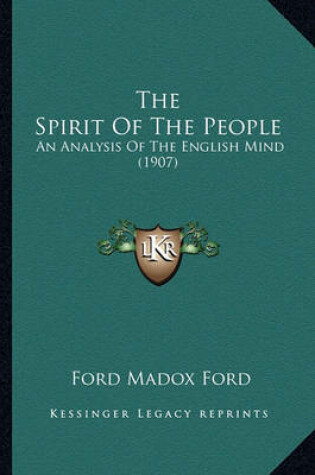 Cover of The Spirit of the People the Spirit of the People