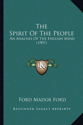 Book cover for The Spirit of the People the Spirit of the People