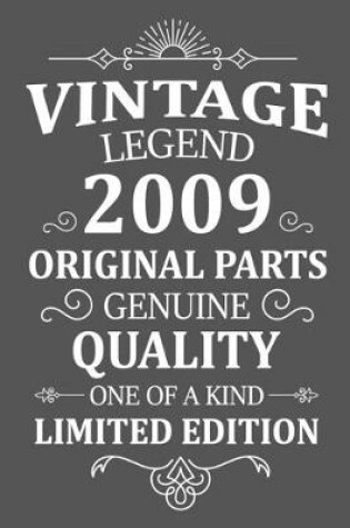 Cover of Vintage Legend 2009 Original Parts