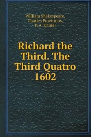 Cover of Richard the Third. The Third Quatro 1602
