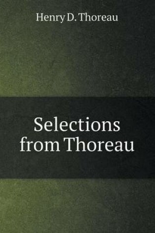 Cover of Selections from Thoreau