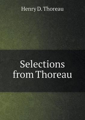 Book cover for Selections from Thoreau