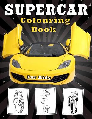 Book cover for Supercar Colouring Book For Kids