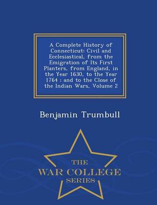 Cover of A Complete History of Connecticut
