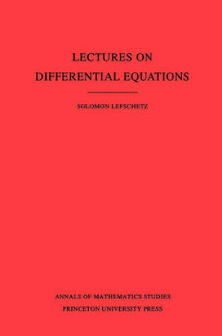 Cover of Lectures on Differential Equations. (AM-14)