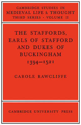 Cover of The Staffords, Earls of Stafford and Dukes of Buckingham