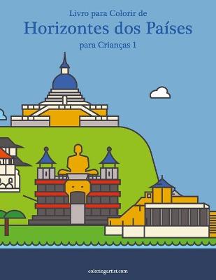 Book cover for Livro para Colorir de Horizontes dos Paises para Criancas 1