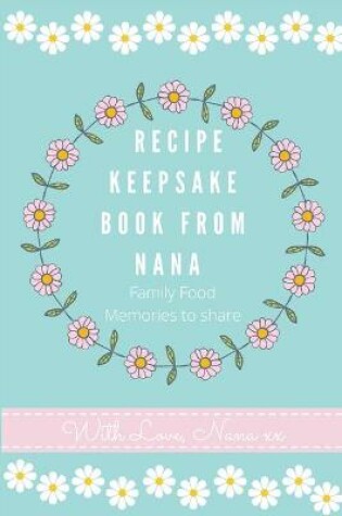 Cover of Recipe Keepsake Book From Nana