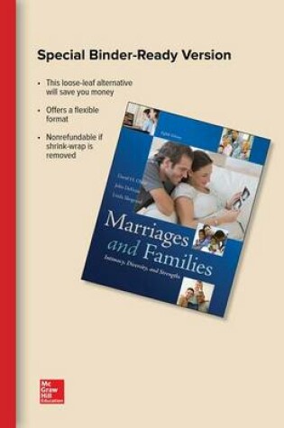 Cover of Loose Leaf for Marriages and Families: Intimacy, Diversity and Strengths with Aware Inventory