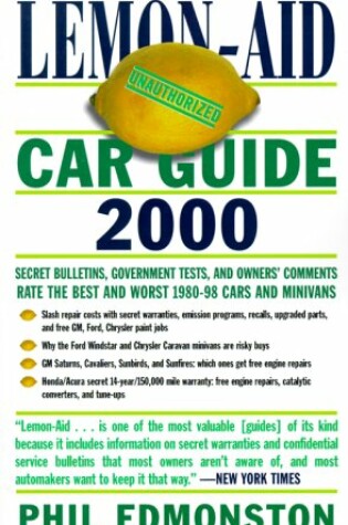 Cover of Lemon-Aid Car Guide