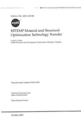 Cover of Hitemp Material and Structural Optimization Technology Transfer