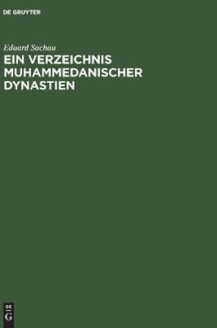 Cover of Ein Verzeichnis Muhammedanischer Dynastien