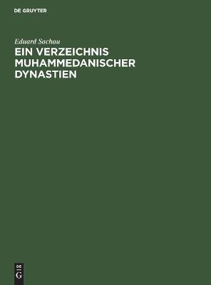 Book cover for Ein Verzeichnis Muhammedanischer Dynastien