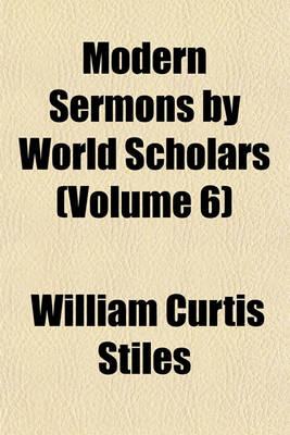 Book cover for Modern Sermons by World Scholars (Volume 6)