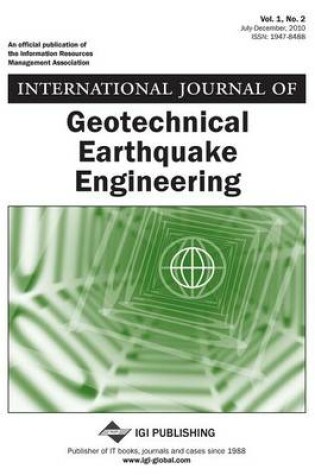 Cover of International Journal of Geotechnical Earthquake Engineering