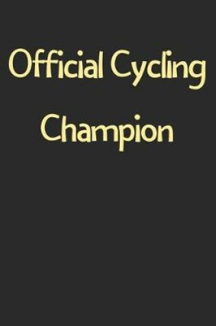 Cover of Official Cycling Champion