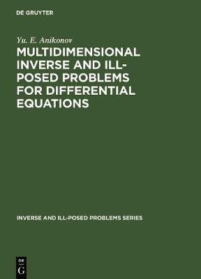 Cover of Multidimensional Inverse and Ill-Posed Problems for Differential Equations