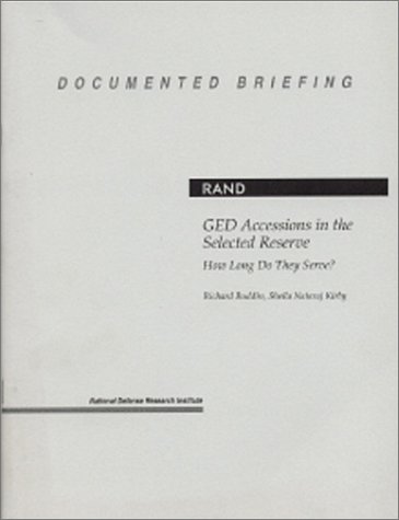 Cover of GED Accessions in the Selected Reserve