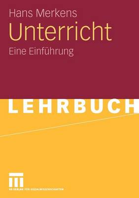 Book cover for Unterricht