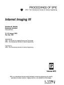 Book cover for Internet Imaging III