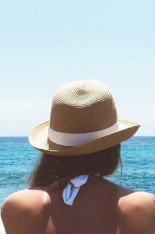 Cover of Girl in a Hat on the Beach Vacation Journal