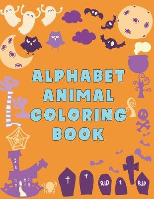 Book cover for Alphabet Animal Coloring Book