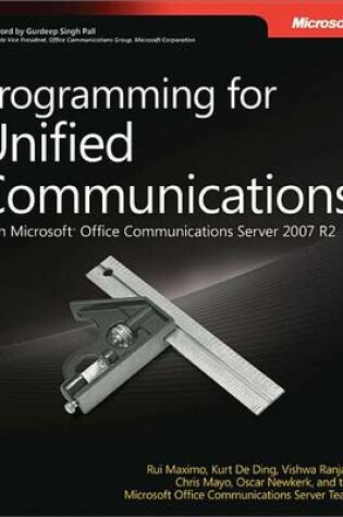 Cover of Programming for Unified Communications with Microsoft(r) Office Communications Server 2007 R2