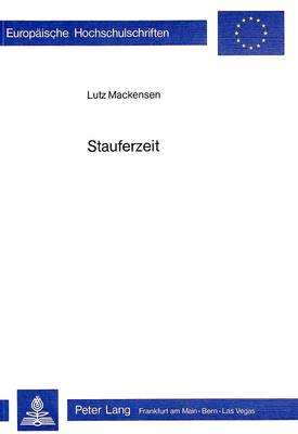 Book cover for Stauferzeit