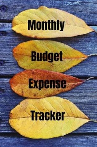 Cover of Budget Planner Expense Tracker