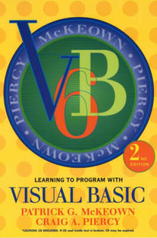 Cover of Learning to Program with Visual Basic