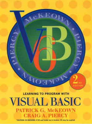 Book cover for Learning to Program with Visual Basic