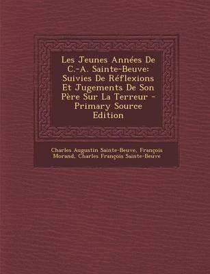 Book cover for Les Jeunes Annees de C.-A. Sainte-Beuve