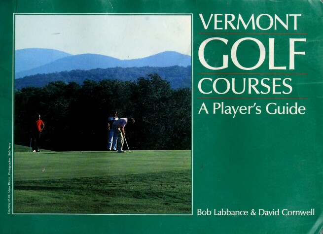 Book cover for Vermont Golf Courses