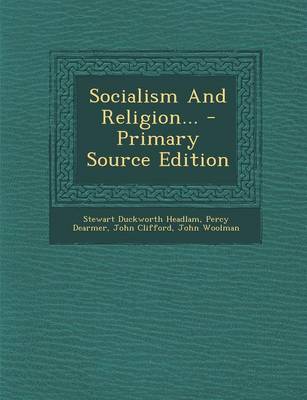 Book cover for Socialism and Religion... - Primary Source Edition