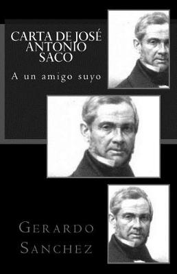 Book cover for Carta de Jose Antonio Saco