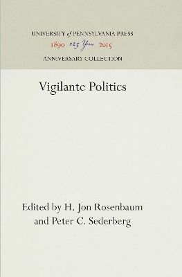 Cover of Vigilante Politics