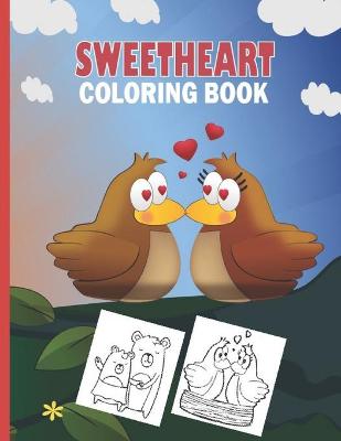 Book cover for Sweetheart Coloring Book